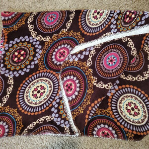 Vintage Hippie Blanket Kaleidoscope Throw 56x46 Inch Better Homes & Gardens